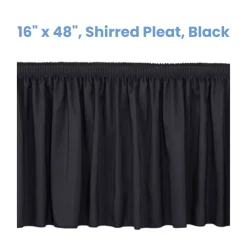 NPS Stage Skirting – Shirred Pleat
