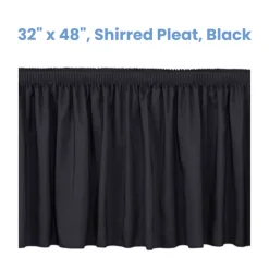 NPS Stage Skirting – Shirred Pleat