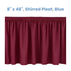 NPS Stage Skirting – Shirred Pleat