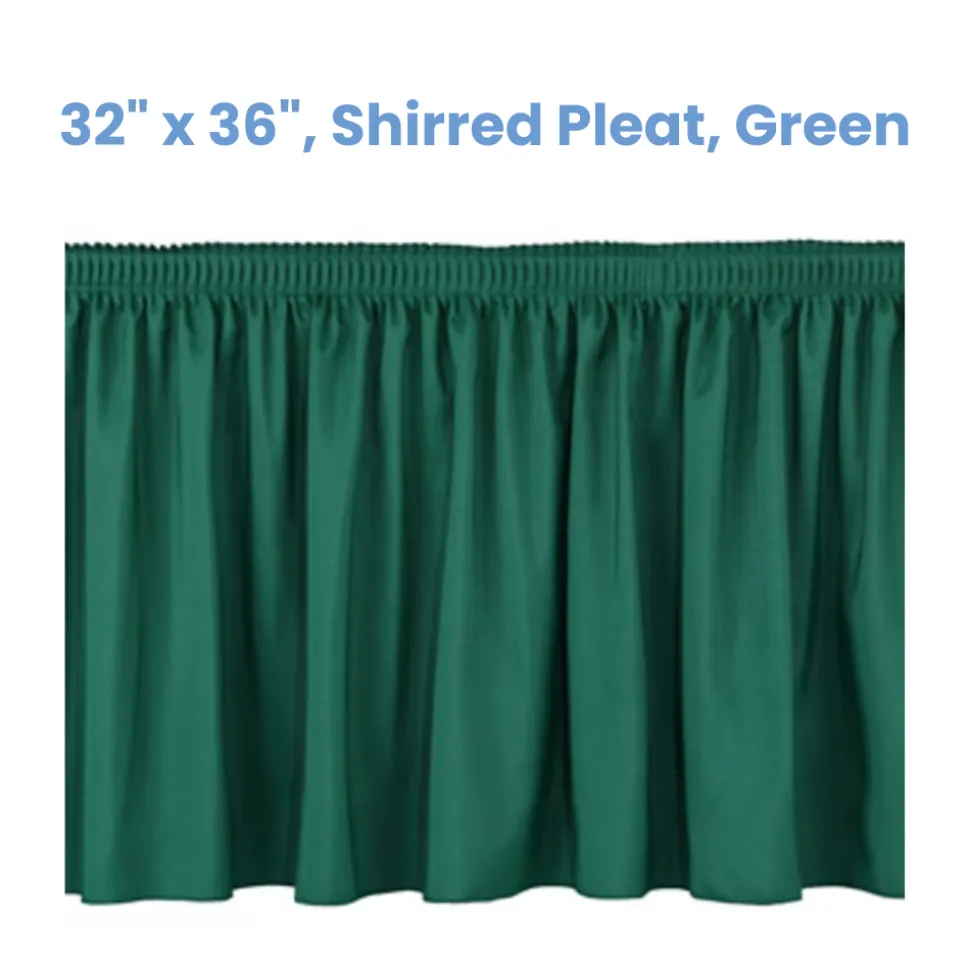 NPS Stage Skirting – Shirred Pleat