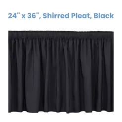 NPS Stage Skirting – Shirred Pleat