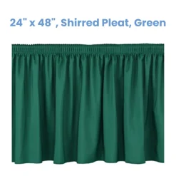 NPS Stage Skirting – Shirred Pleat