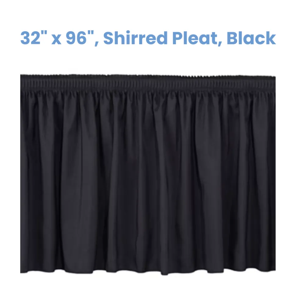 NPS Stage Skirting – Shirred Pleat