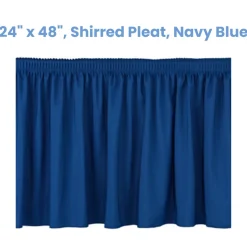 NPS Stage Skirting – Shirred Pleat