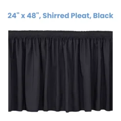 NPS Stage Skirting – Shirred Pleat
