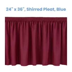 NPS Stage Skirting – Shirred Pleat