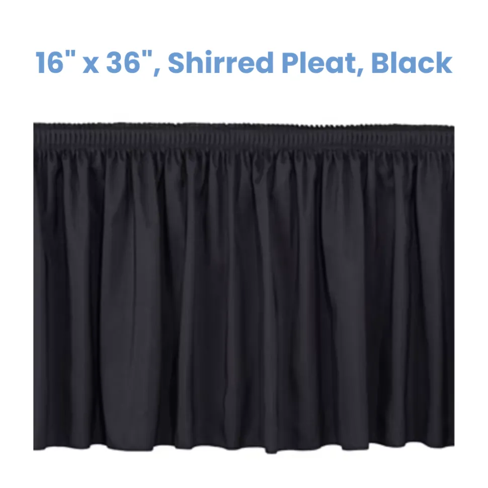 NPS Stage Skirting – Shirred Pleat