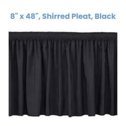 NPS Stage Skirting – Shirred Pleat