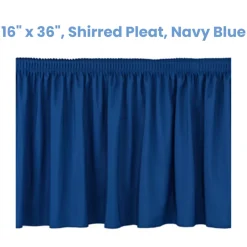 NPS Stage Skirting – Shirred Pleat