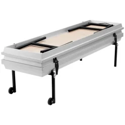 NPS Transport 3-Level Choral Riser with Grey Carpet