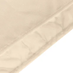 Nude Double Sheer Backdrop Drape – 10ft Height x 10ft Wide Chiffon & Polyester Dual Layer Event Divider Curtain with Rod Pockets