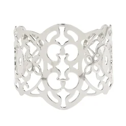 OASIS Atlantic Filigree Cuff Wristlets - SILVER