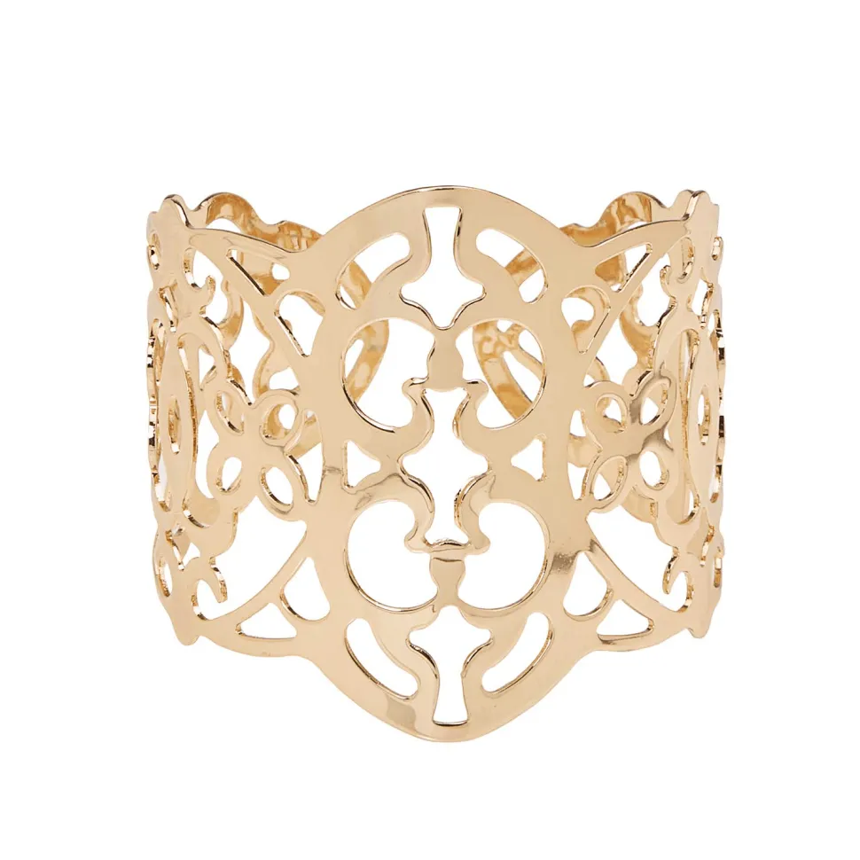 OASIS Atlantic Filigree Cuff Wristlets - GOLD