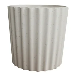 OASIS ECOssentials Scalloped Pot, Alabaster