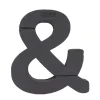 OASIS 14" Floral Foam Ampersand (&) – Midnight Foam Shape for Professional Florists