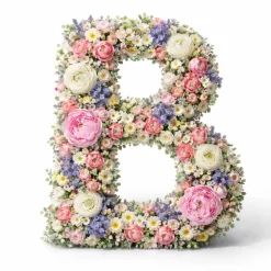 OASIS 14" Floral Foam Letter B – Midnight Foam Shape for Professional Florists