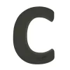 OASIS 14" Floral Foam Letter C – Midnight Foam Shape for Professional Florists