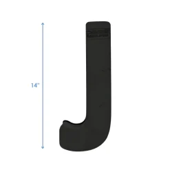 OASIS 14" Floral Foam Letter J – Midnight Foam Shape for Professional Florists