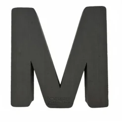 OASIS 14" Floral Foam Letter M – Midnight Foam Shape for Professional Florists