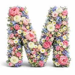 OASIS 14" Floral Foam Letter M – Midnight Foam Shape for Professional Florists