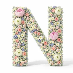 OASIS 14" Floral Foam Letter N – Midnight Foam Shape for Professional Florists