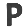 OASIS 14" Floral Foam Letter P – Midnight Foam Shape for Professional Florists