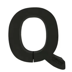 OASIS 14" Floral Foam Letter Q – Midnight Foam Shape for Professional Florists