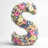 OASIS 14" Floral Foam Letter S – Midnight Foam Shape for Professional Florists