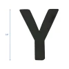 OASIS 14" Floral Foam Letter Y – Midnight Foam Shape for Professional Florists