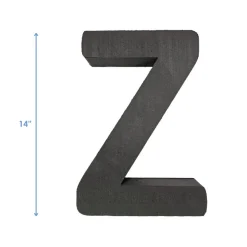 OASIS 14" Floral Foam Letter Z – Midnight Foam Shape for Professional Florists