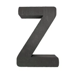 OASIS 14" Floral Foam Letter Z – Midnight Foam Shape for Professional Florists