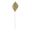 OASIS Glitter Corsage Leaf - Glitter Gold