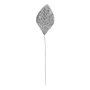 OASIS Glitter Corsage Leaf - Glitter Silver