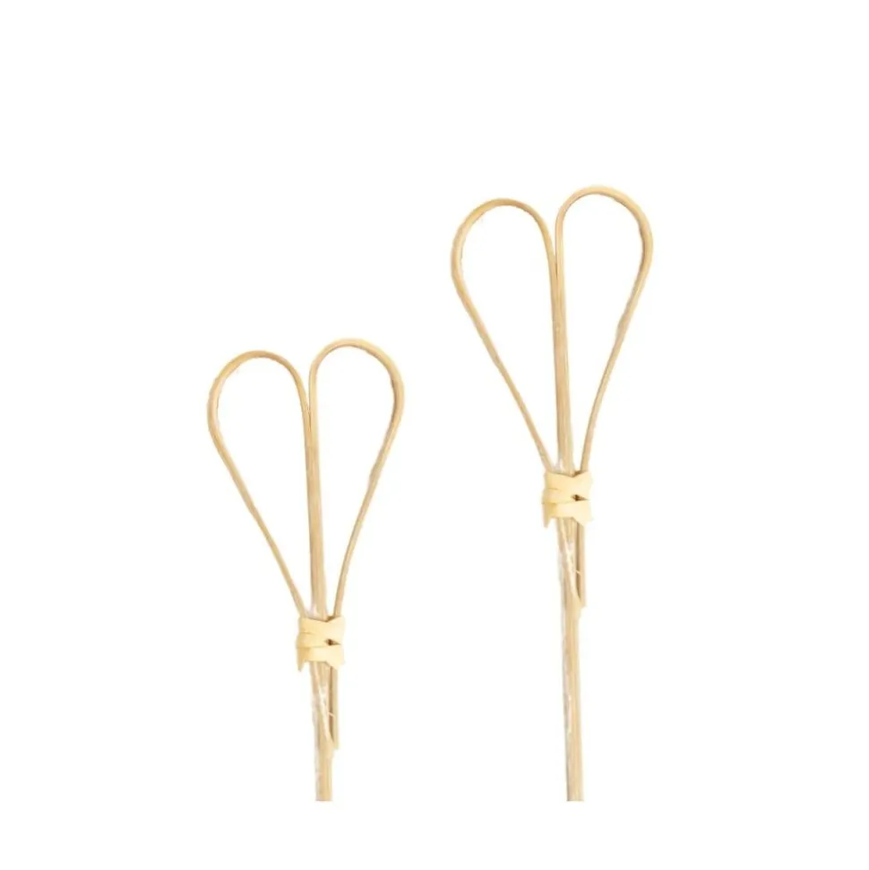 OASIS 9" Heart Bamboo card holder, Natural