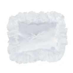 OASIS Rectangle-Shaped Pillows - 11 1/2" White Lace