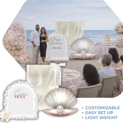 Oceana Pearl Foam Core Backdrop Kit by PopScene™