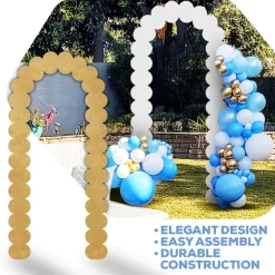 Open Arch Bubble Collapsing Chiara Wall Panel - Select Your Size!