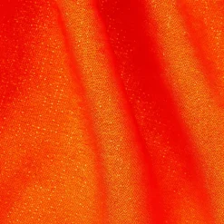 Orange - Banjo Cloth Drape Panel by Eastern Mills w/ Sewn Rod Pocket