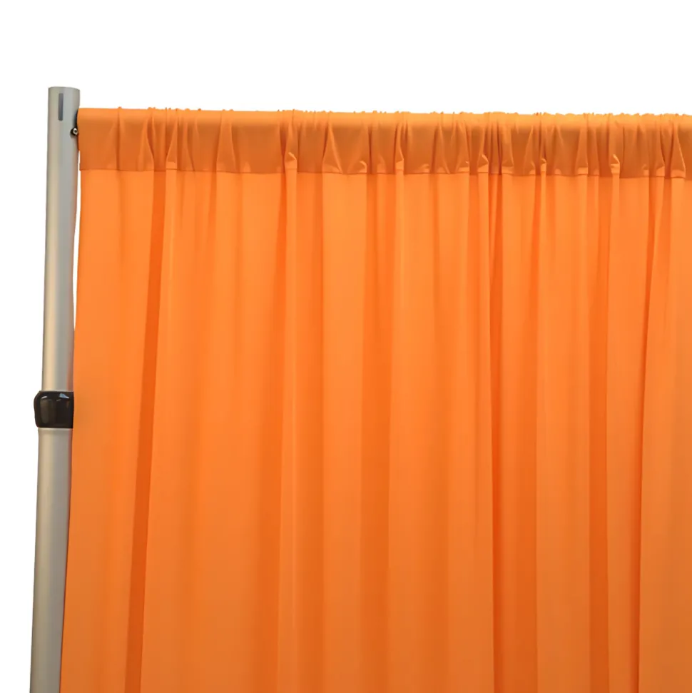 Orange 4-Way Stretch Spandex Drape Panel - Choose your Size