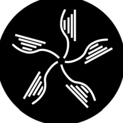 Organic 10 - Stock Gobo for Gobo Light Projectors - Choose your size!