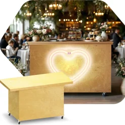 Oversized Top Collapsible Mobile Bar - Choose your Size!