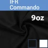 9oz. Fire Retardant Duvetyne/Commando Cloth - Sewn Drape Panel w/ 4" Rod Pockets - 30ft