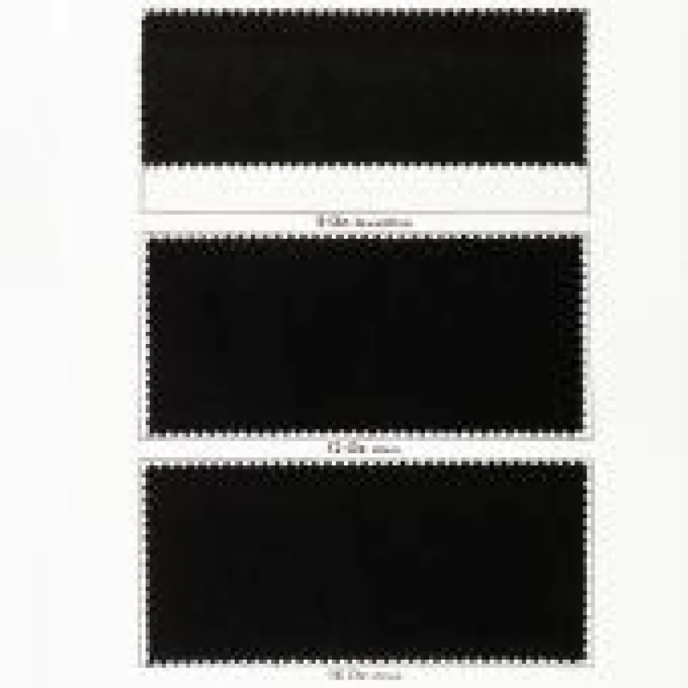 12oz. Fire Retardant Duvetyne/Commando Cloth - Sewn Drape Panel w/ 4" Rod Pockets - 8ft in Black