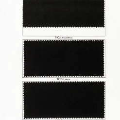 9oz. Fire Retardant Duvetyne/Commando Cloth - Sewn Drape Panel w/ 4