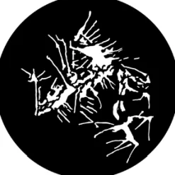 Paint Splatter - Stock Gobo for Gobo Light Projectors - Choose your size!