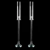 Pair of Crystal Single Arm Clear Candelabra - 34½"
