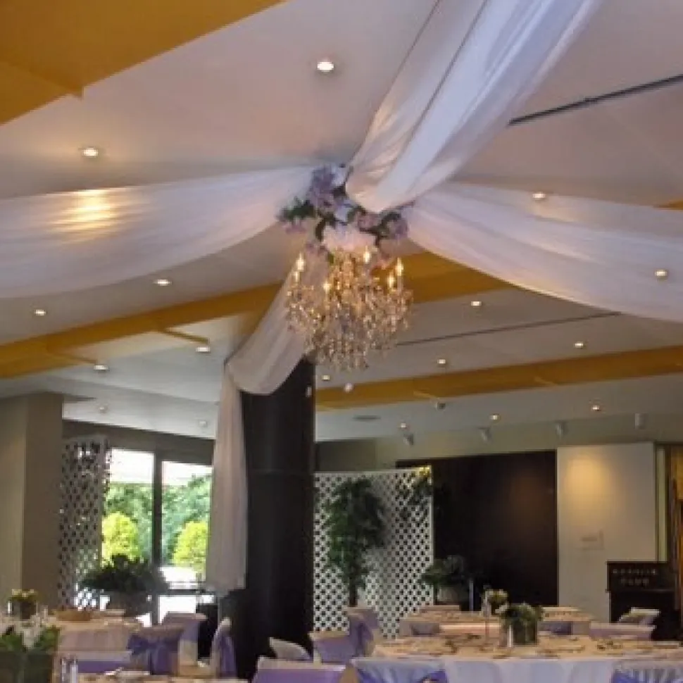 4-Panel Ceiling Draping Kit - HARDWARE ONLY