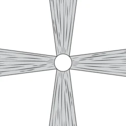 4-Panel Ceiling Draping Kit - HARDWARE ONLY