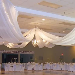 6-Panel 30ft Starburst Ceiling Draping Kit (62 Feet Wide)