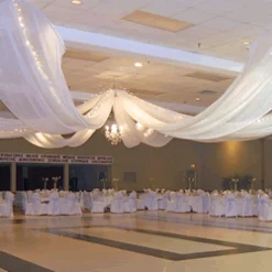 6-Panel 21ft Starburst Ceiling Draping Kit (44 Feet Wide)